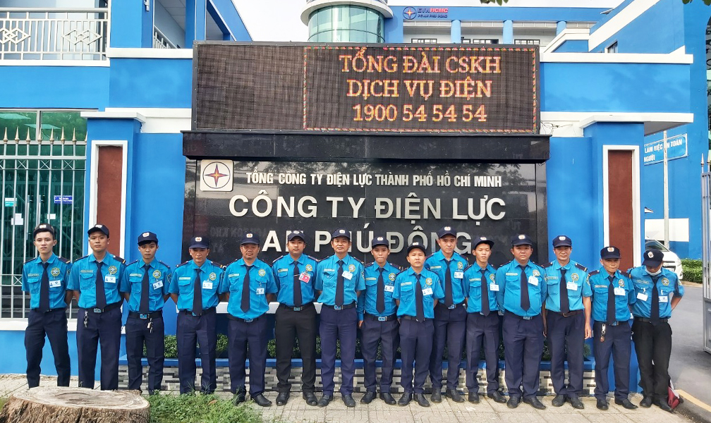Lực lương Bảo vệ Ku casino tại Công ty Điện Lực An Phú Đông