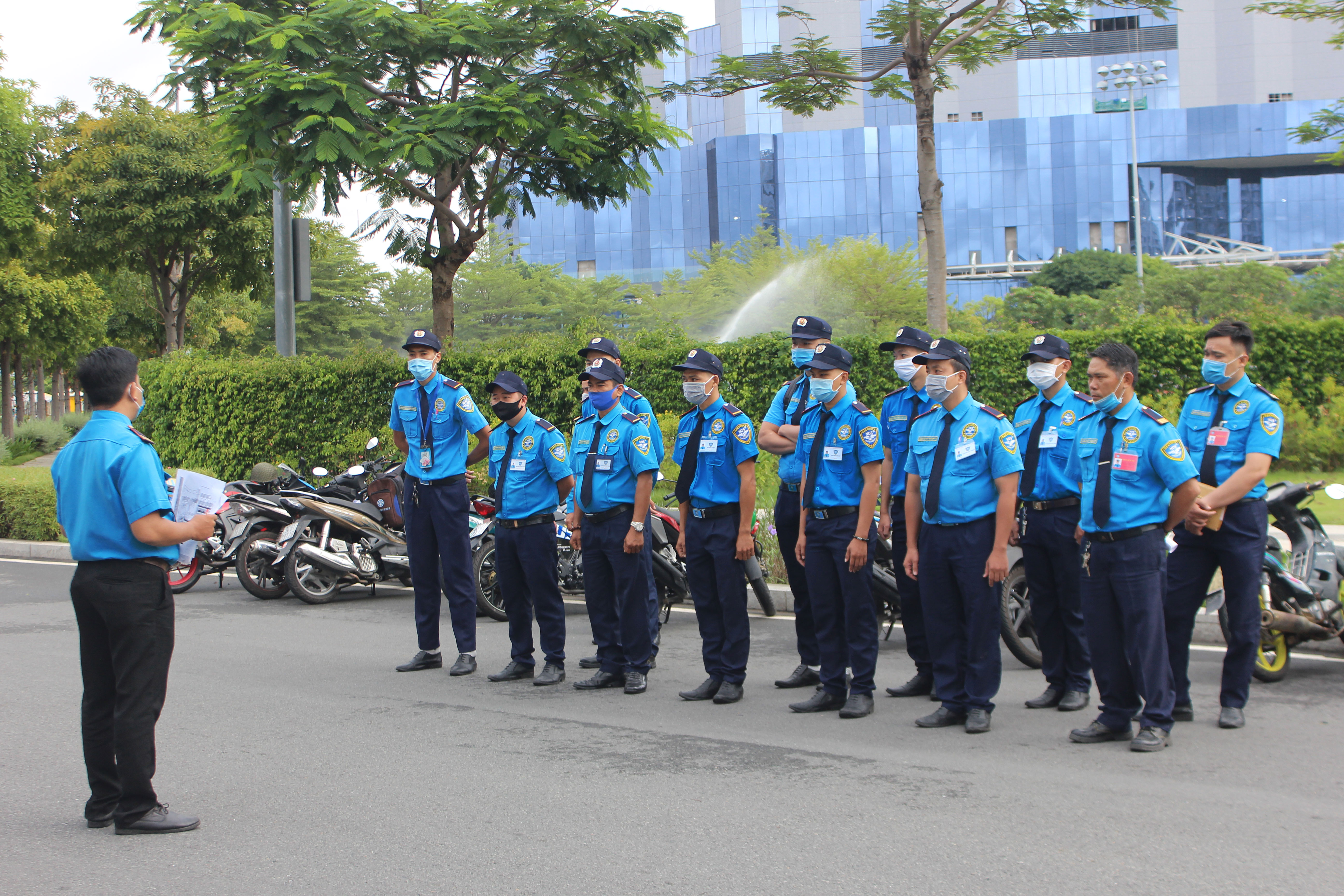 Lực lượng nhân viên bảo vệ Ku casino tập trung chuẩn bị triển khai mục tiêu mới