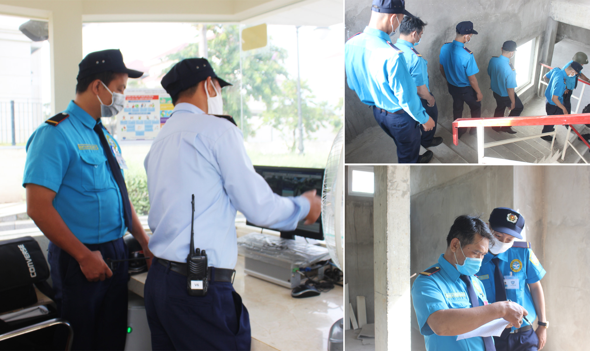 Nhân viên bảo vệ Ngày & Đêm tiến hành rà soát và phân công kiểm kê tài sản