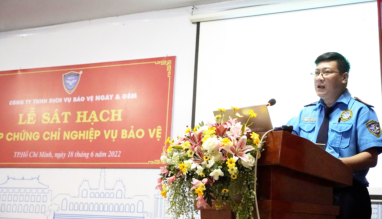 Sát hạch cấp chứng chỉ nghiệp vụ bảo vệ 1