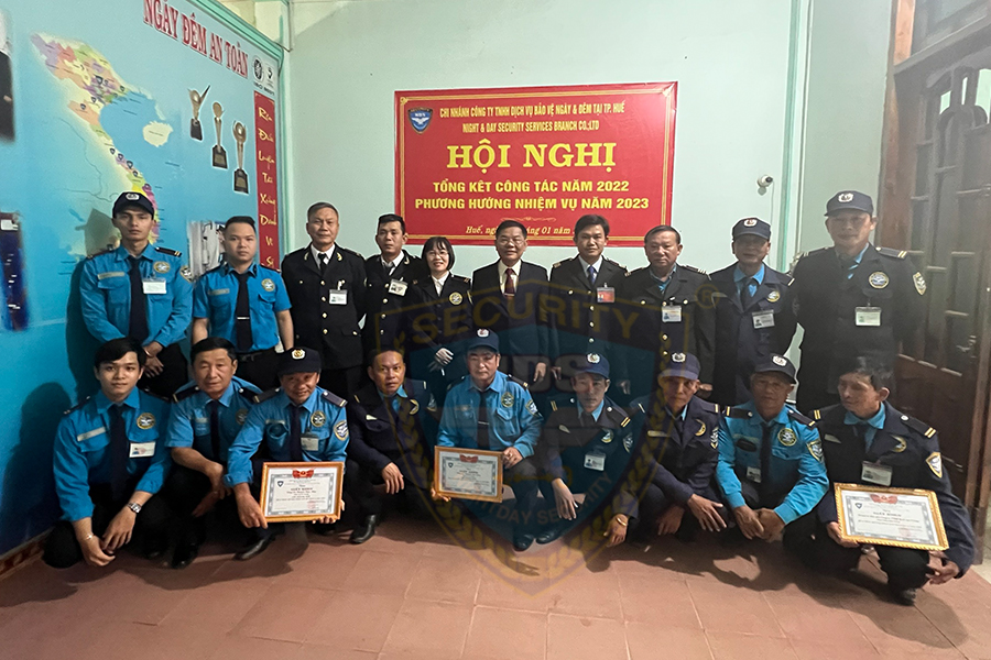 Bảo vệ Ku casino chi nhánh Huế tổng kết năm 2022