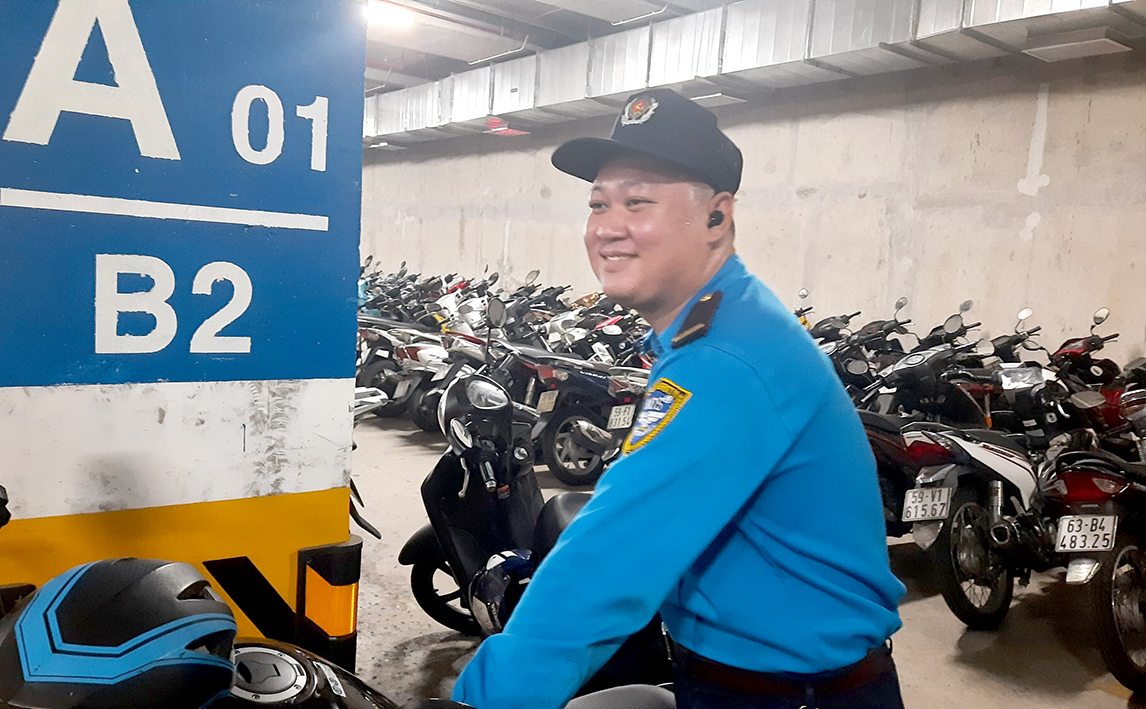 Nhân viên bảo vệ Nguyễn Văn Nhí (Đội SG08)