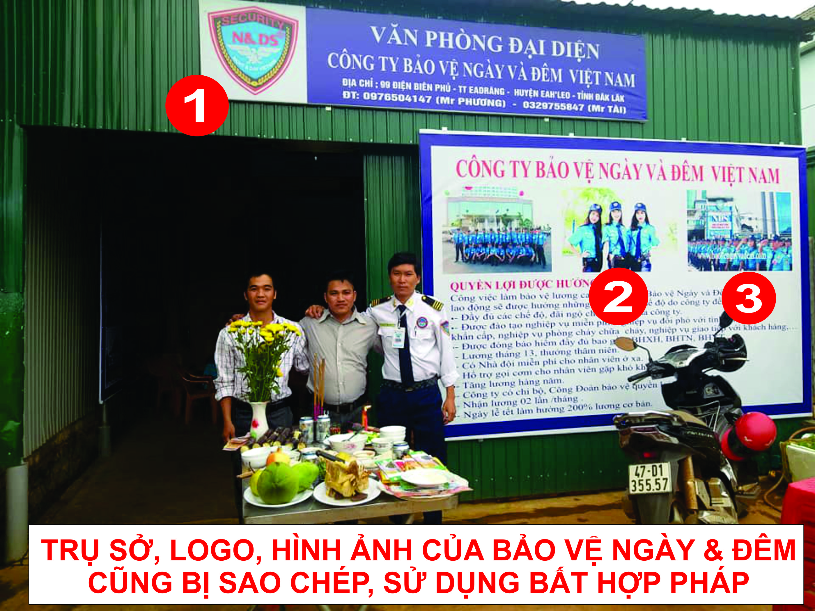 Giả nhái trụ sở để lừa đảo, gây nhập nhằng thương hiệu