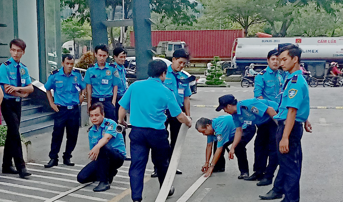 Professional Water Hose Use Training for Security Guards