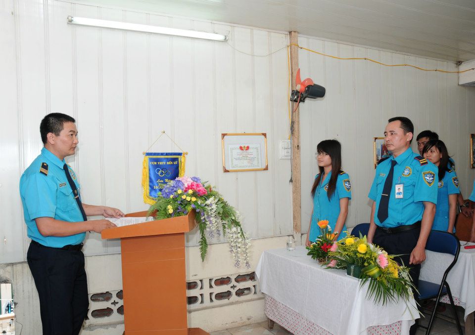 Đợt tuyển bảo vệ Hà Nội ở chi nhánh công ty