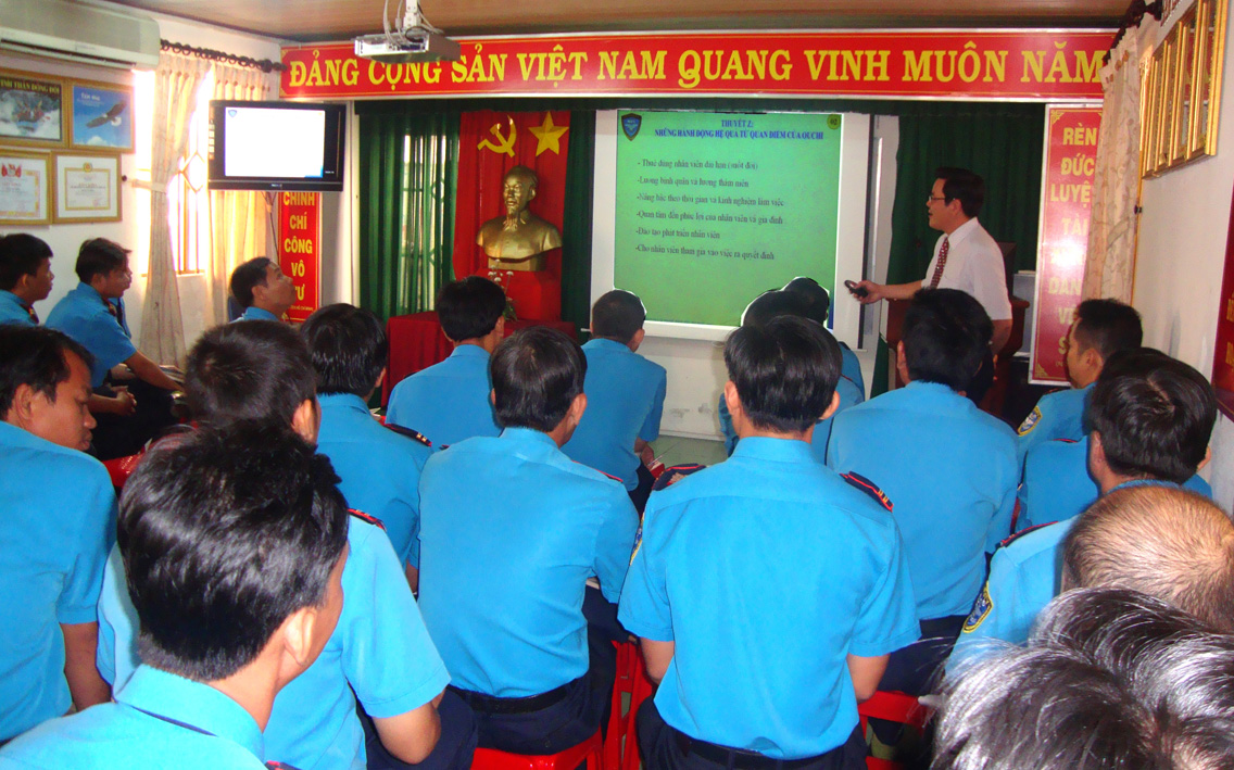 Các học viên tại khóa huấn luyện