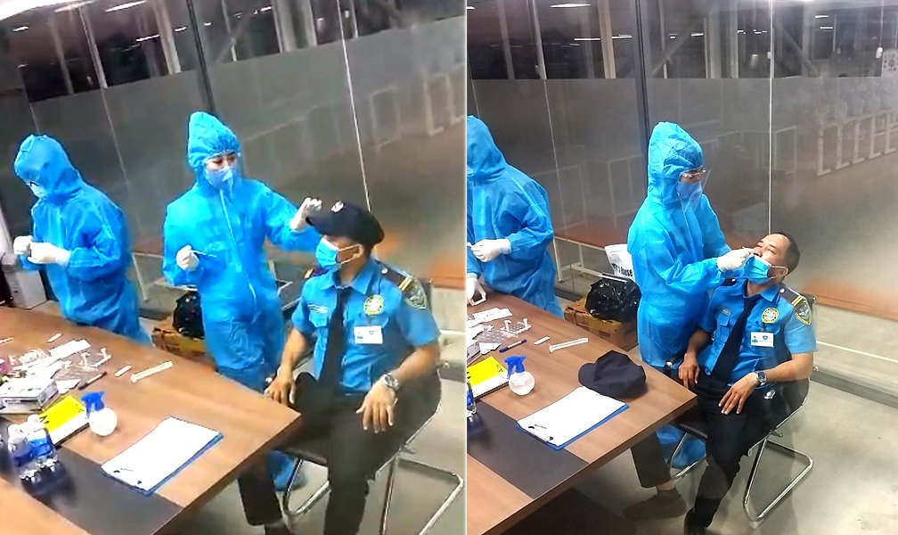 Lấy mẫu xét nghiệm trực tiếp tại nhà máy sản xuất