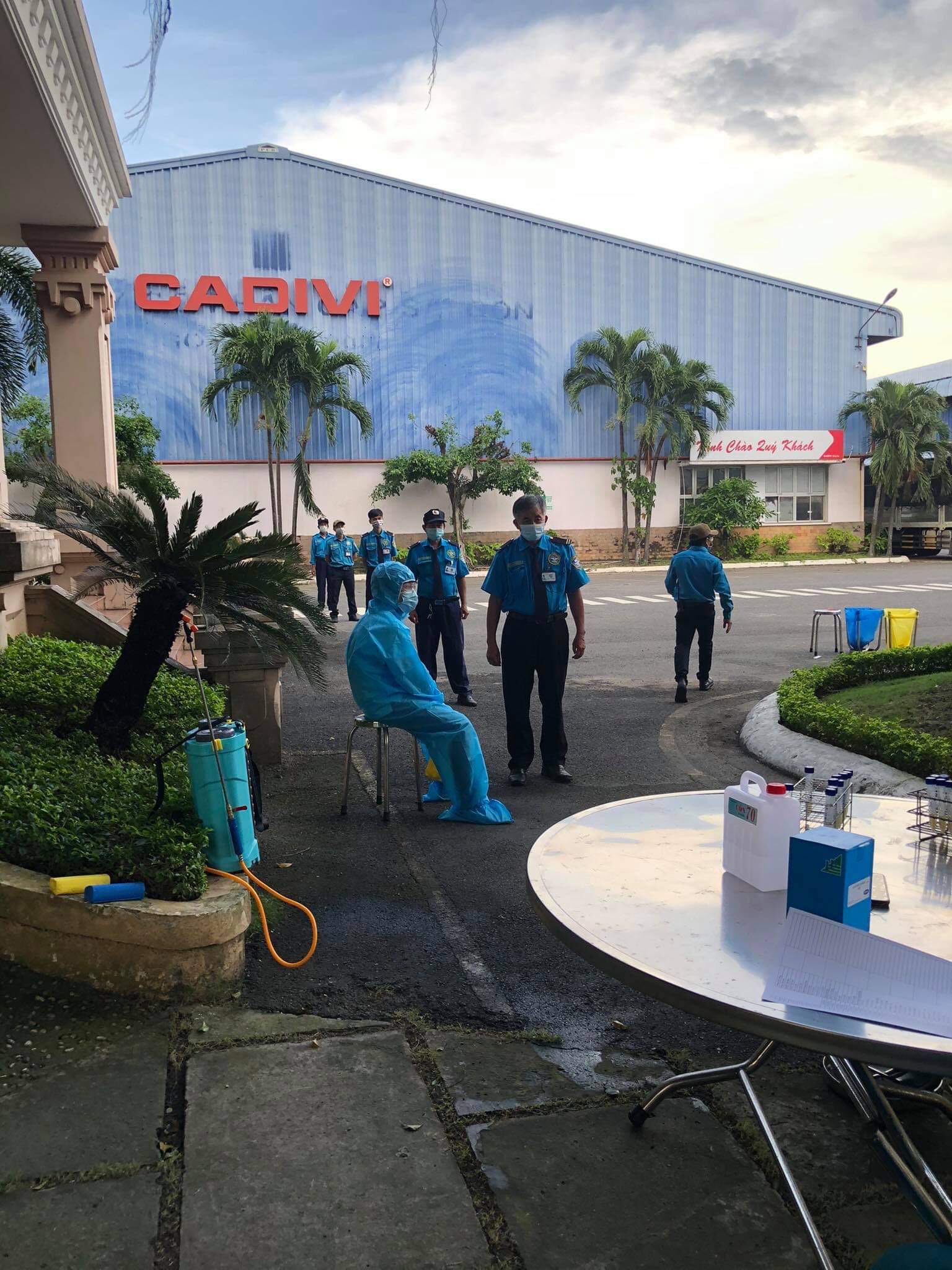 Rapid test for Covid-19 periodically once a week, 2 meters distance as prescribed