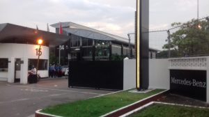 Security Guards at Mercedes-Benz Vietnam