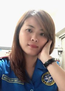 Ca trưởng bảo vệ Trần Thị Nguyệt tại mục tiêu bảo vệ công ty bảo vệ Ku casino