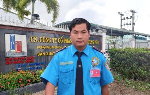 Đội trưởng bảo vệ Huỳnh Lâm Sơn công ty bảo vệ Ku casino