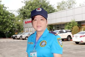 Nữ nhân viên bảo vệ chuyên nghiệp Ngô Thị Minh Thi (Đội BD5)