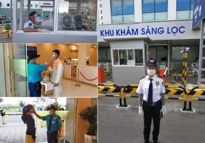 Đảm bảo kiểm tra thân nhiệt cho khách hàng, phòng chống dịch tại mục tiêu theo quy định