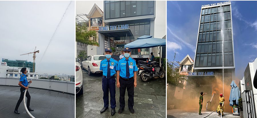 Bảo vệ Ngày & Đêm diễn tập PCCC