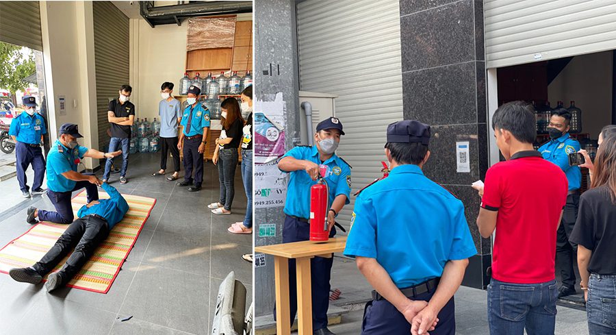 Thường xuyên tổ chức huấn luyện & tái đào tạo tại mục tiêu