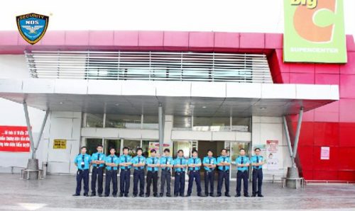 Công ty bảo vệ Ninh Thuận làm nhiệm vụ tại siêu thị Big C