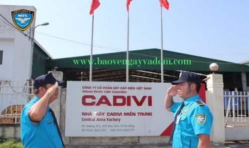 Đội ngũ bảo vệ của công ty làm việc tại Đà Nẵng