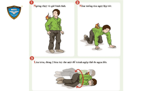 Xử lý khi bị bén lửa