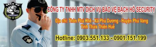 Công ty bảo vệ tại Huế Bạch Hổ