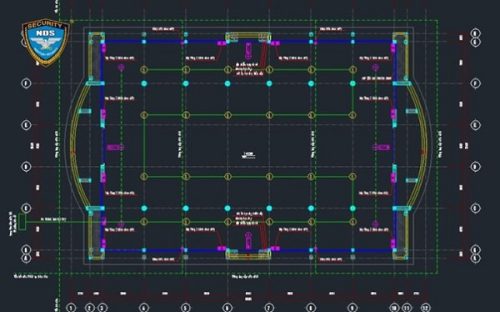 Mẫu bản vẽ thiết kế hệ thống pccc nhà xưởng