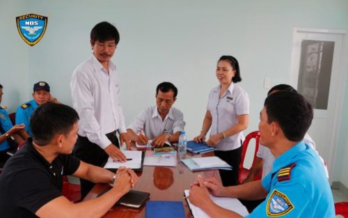 Quy trình làm việc của nhân viên bảo vệ lập biên bản các vụ việc vi phạm