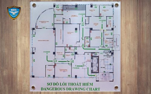 Mẫu sơ đồ thoát hiểm áp dụng tại nhà xưởng