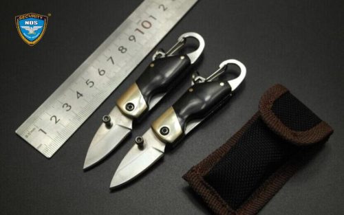 Móc khóa dao mini có lưỡi dao dài 6cm