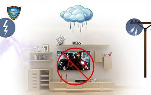 Ngắt nguồn điện tránh sự cố khi thời tiết xấu, ngập nước, mưa to, sấm sét