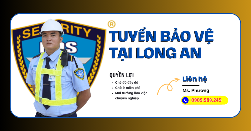 tuyển dụng bảo vệ ở long an