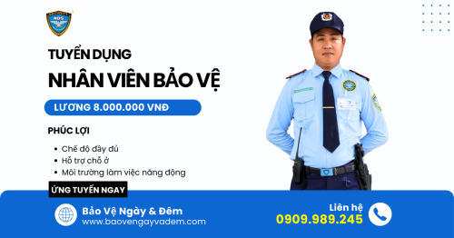 tuyển dụng bảo vệ