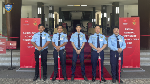 bảo vệ sự kiện đại hội đồng cổ đông thường niên SSI năm 2024