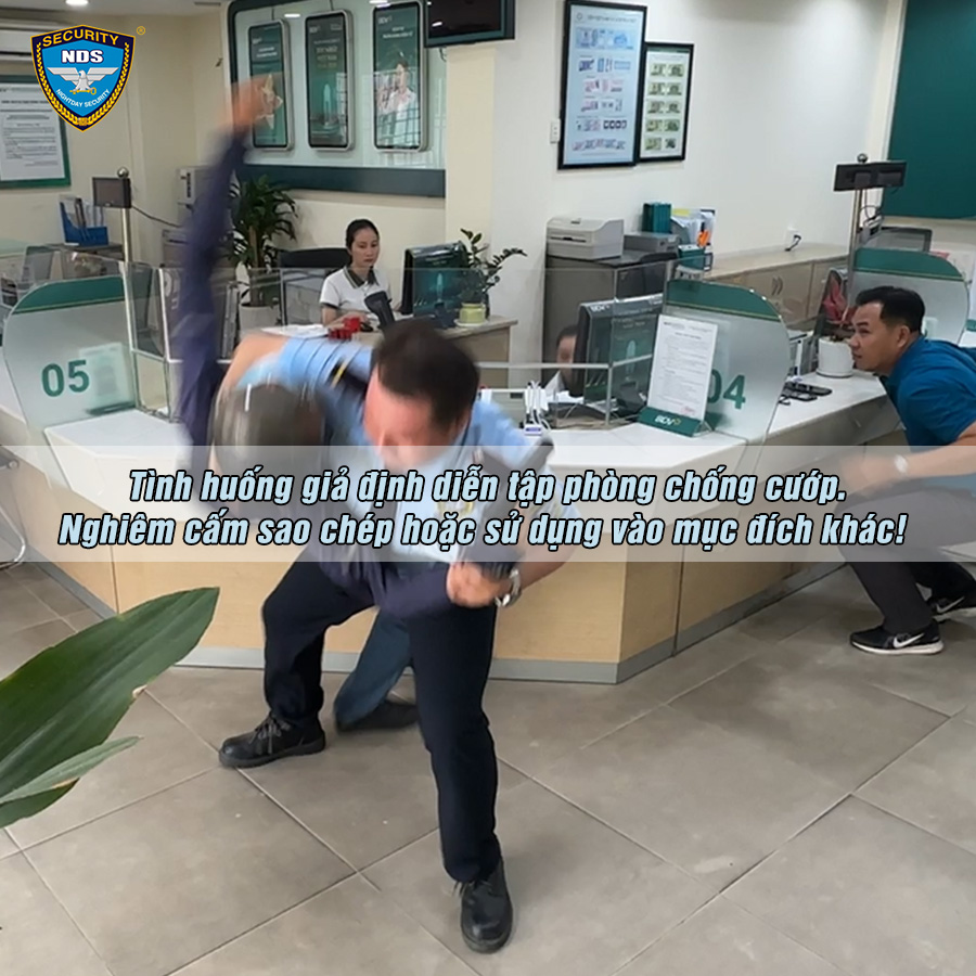 diễn tập phòng chống cướp Ngân hàng