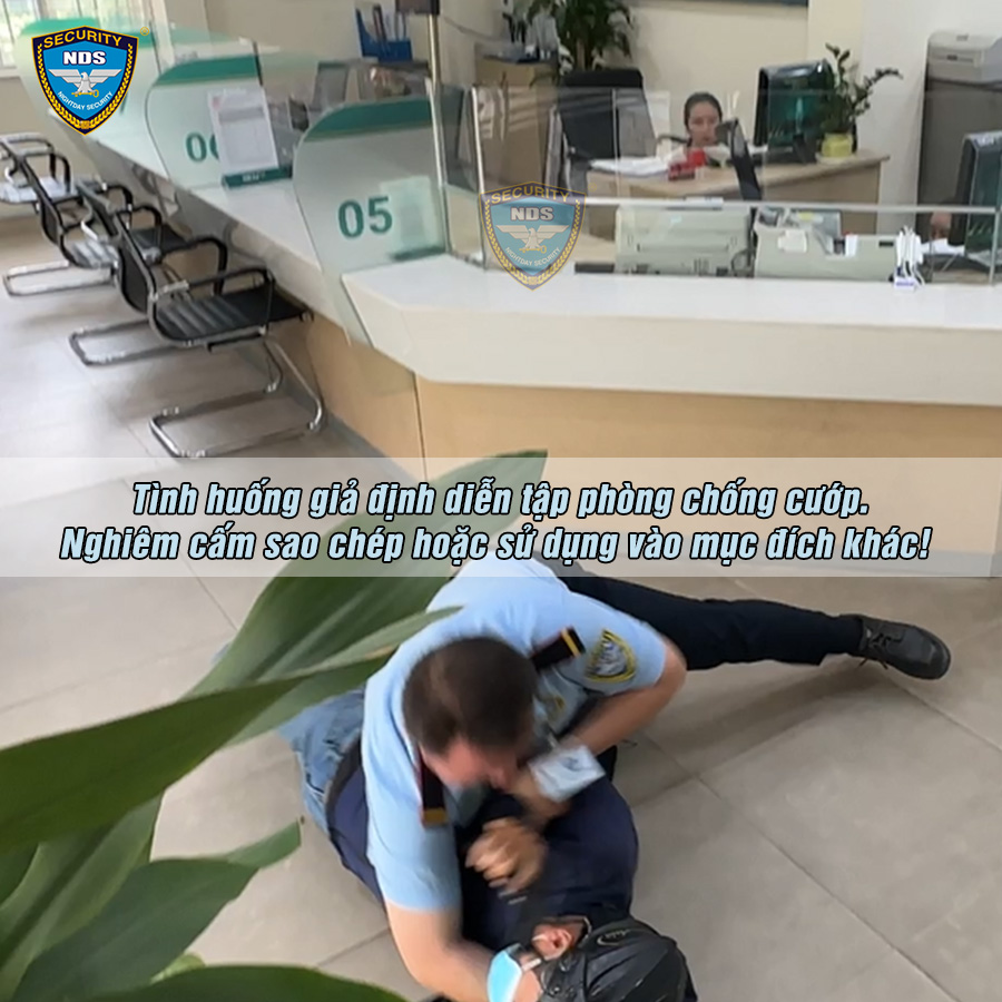 diễn tập phòng chống cướp Ngân hàng