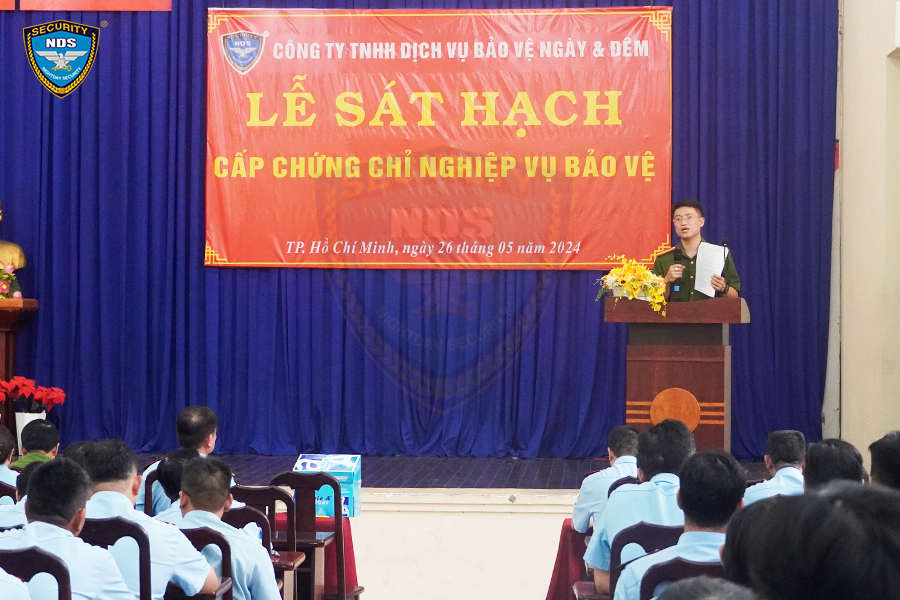 sát hạch chứng chỉ nghiệp vụ bảo vệ