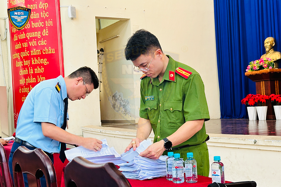 sát hạch chứng chỉ nghiệp vụ bảo vệ