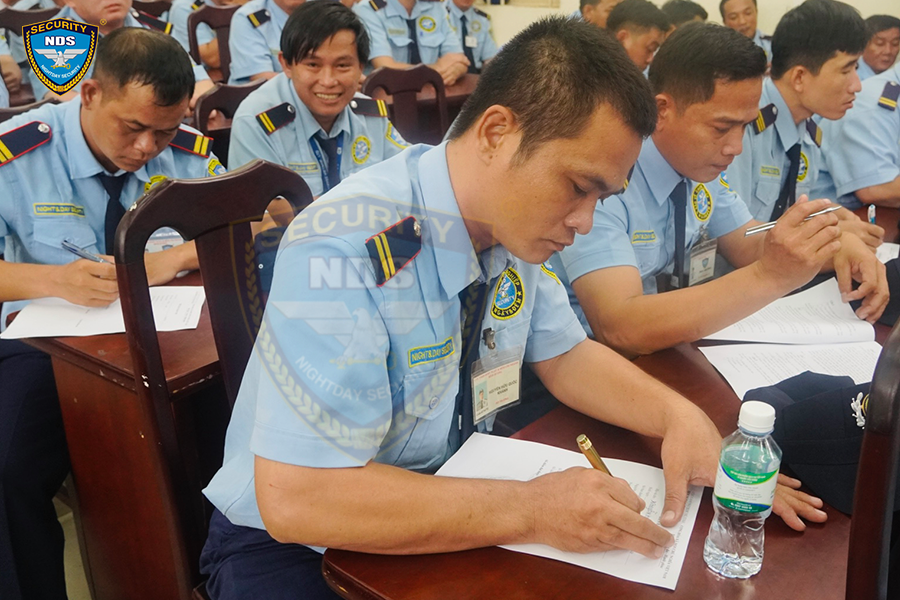 sát hạch chứng chỉ nghiệp vụ bảo vệ