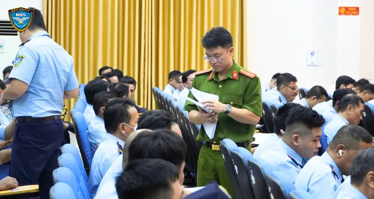 sát hạch cấp chứng chỉ nghiệp vụ bảo vệ