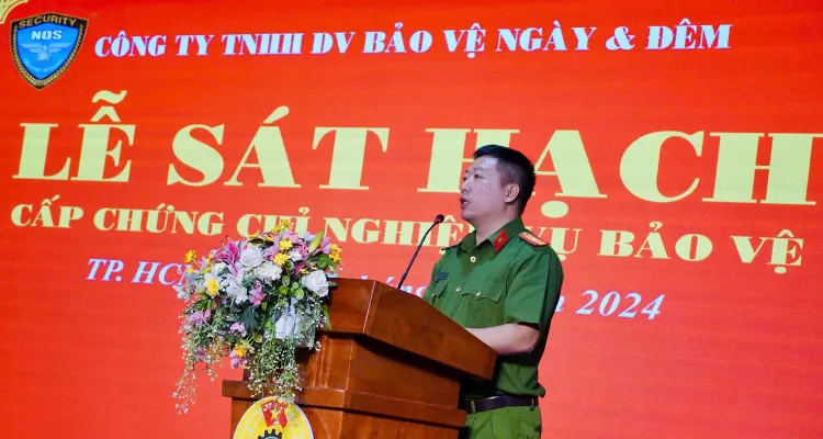 sát hạch cấp chứng chỉ nghiệp vụ bảo vệ