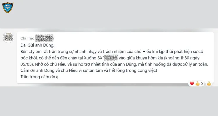 sự cố cháy nổ