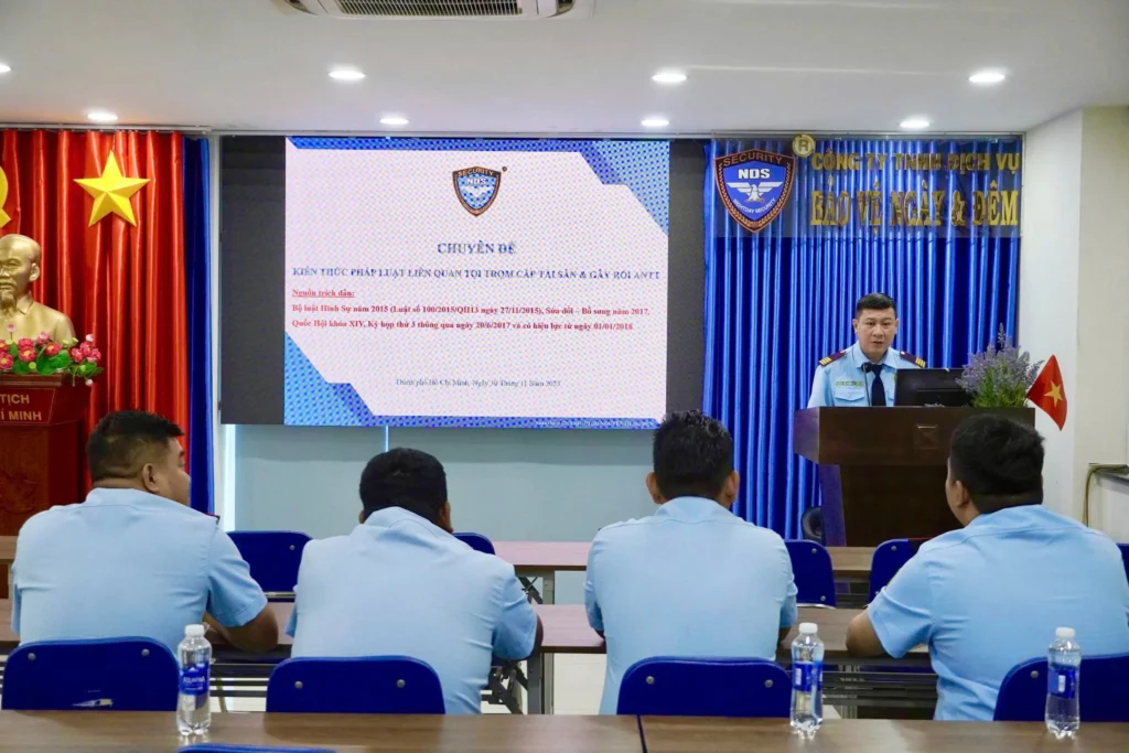 Bảo Vệ Ngày & Đêm chú trọng công tác đào tạo